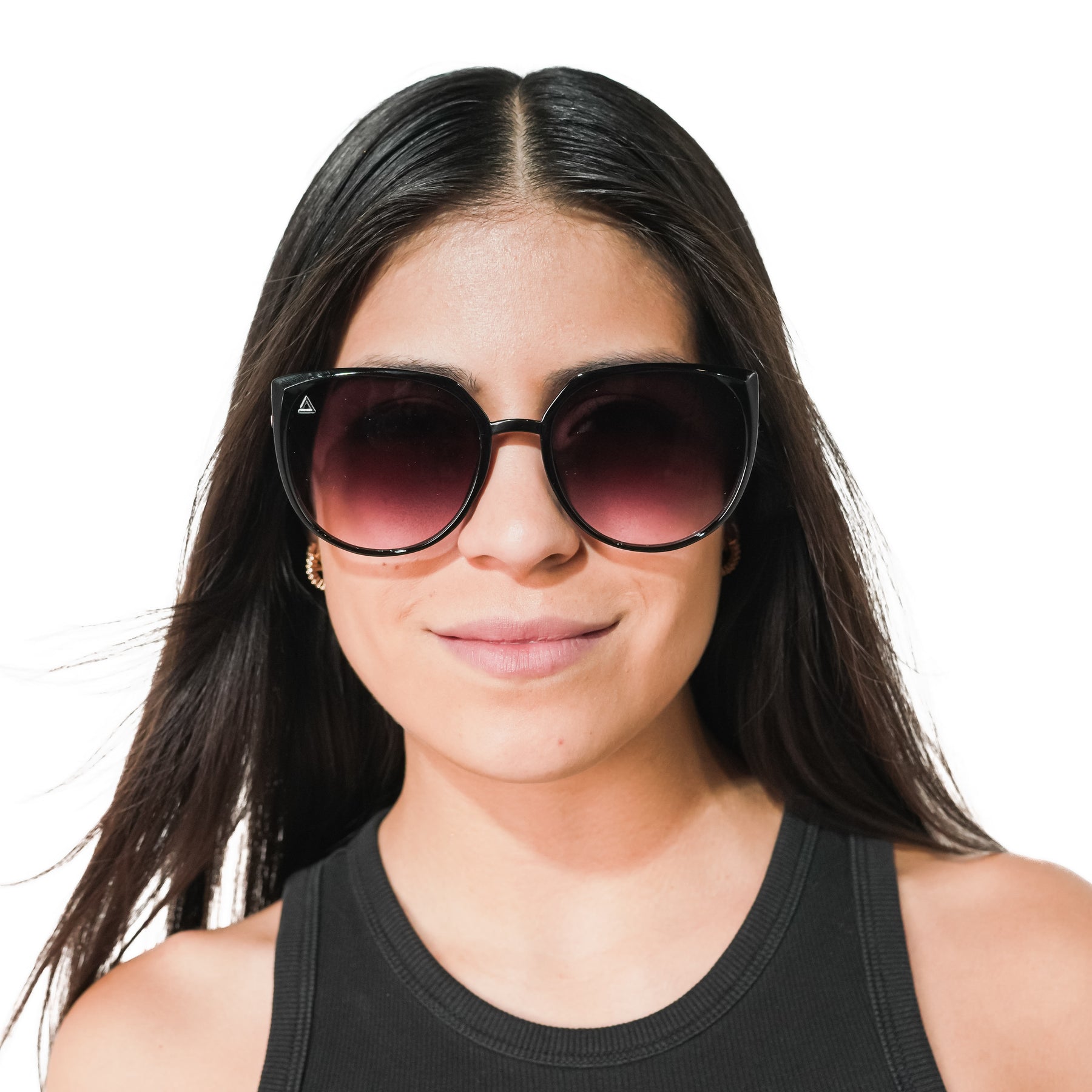 Lente de sol negro Alika / Negro UV400 X FIRE