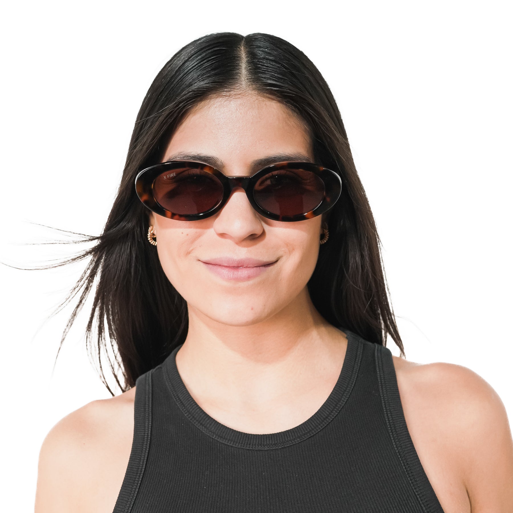 Lente de sol Mainz Animal Print / Café UV400 X FIRE BROWN MIRROR