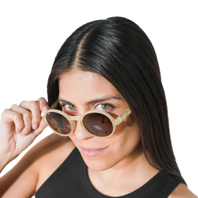 Lente de sol Amarillo Hakim / Café UV400 X FIRE