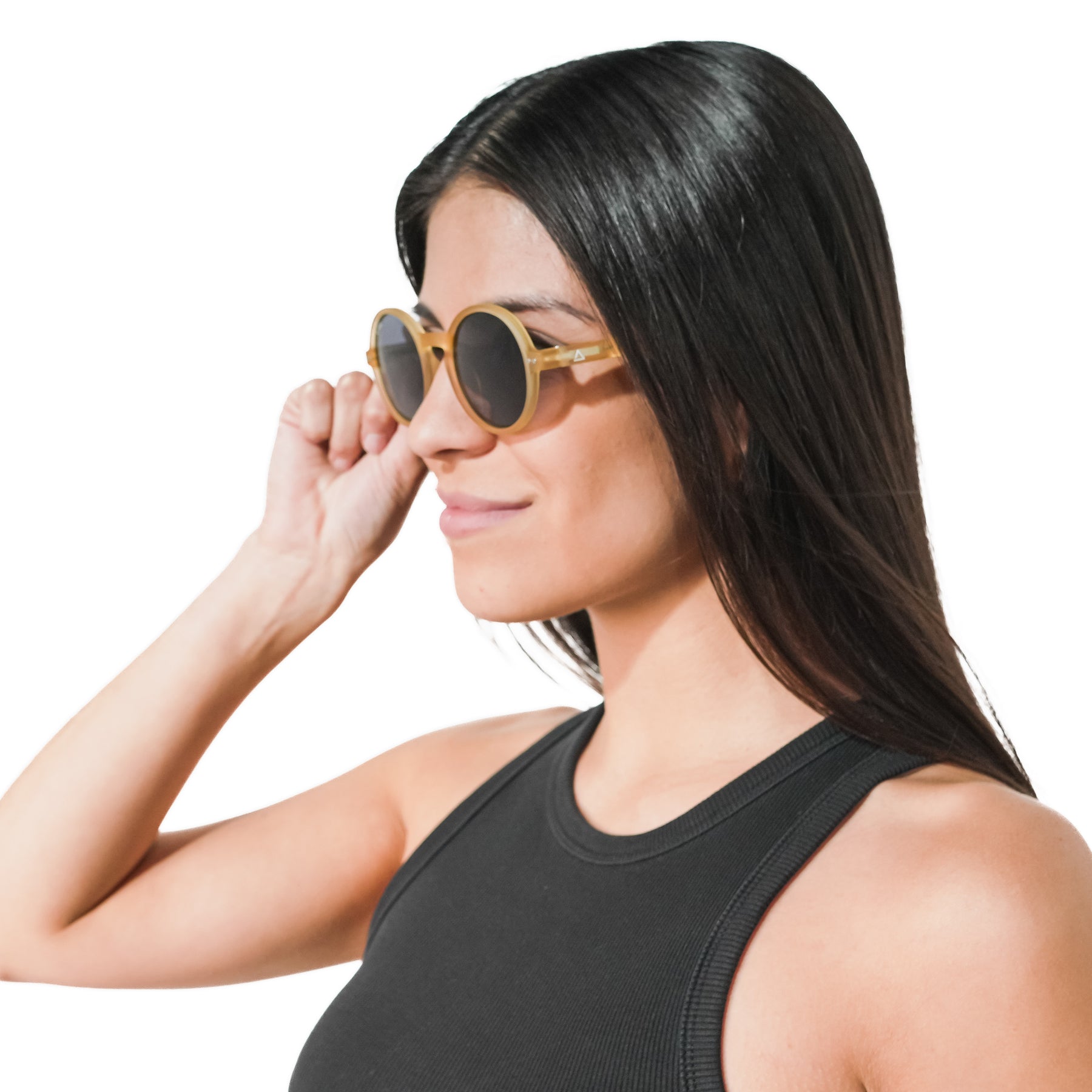 Lente de sol Amarillo Hakim / Negro UV400 X FIRE