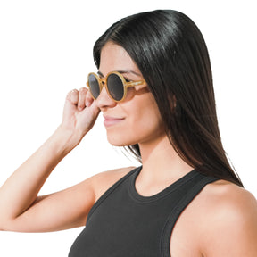 Lente de sol Amarillo Hakim / Negro UV400 X FIRE