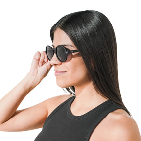 Lente de sol negro Hakim / Negro UV400 X FIRE