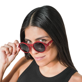 Lente de sol Rojo Hakim / Negro UV400 X FIRE  | BLACK MIRROR