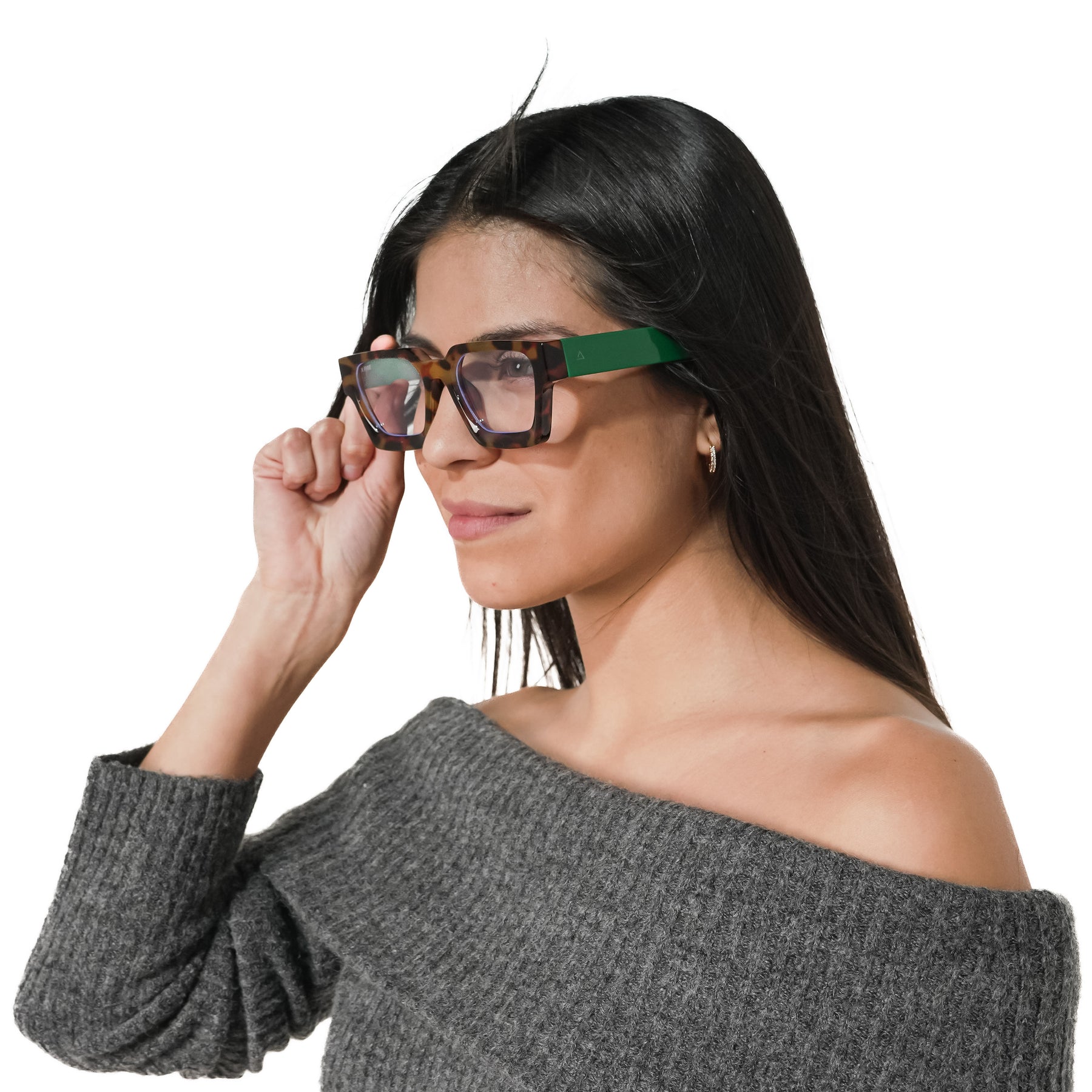 SONEVA GREEN ANIMAL PRINT | OPTICAL MIRROR