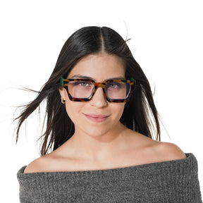 SONEVA GREEN ANIMAL PRINT | OPTICAL MIRROR