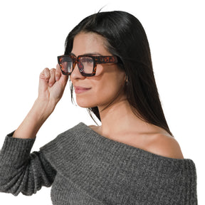 SONEVA BLACK ANIMAL PRINT | OPTICAL MIRROR