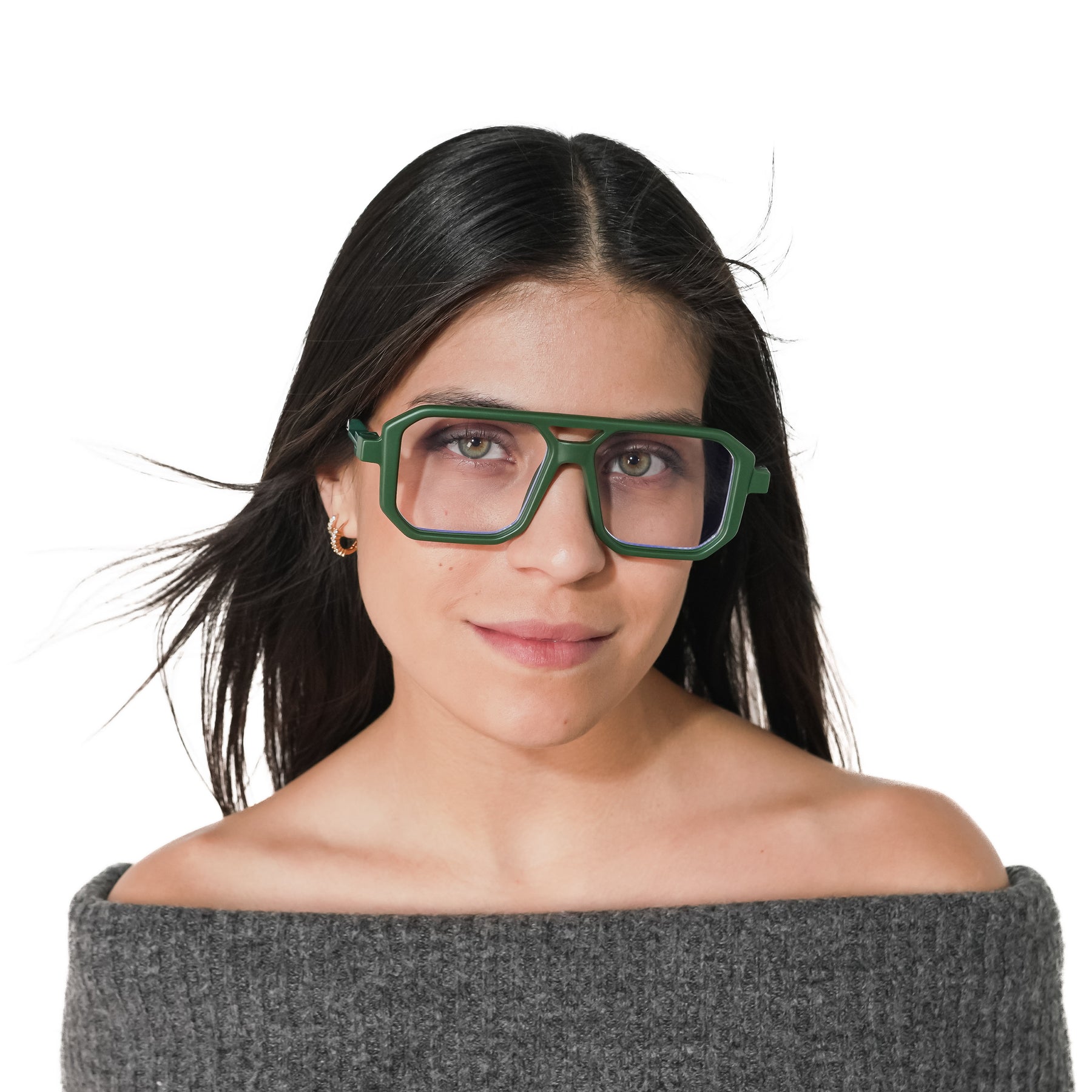 Lente Óptico Animal Print Verde Bali 2.0