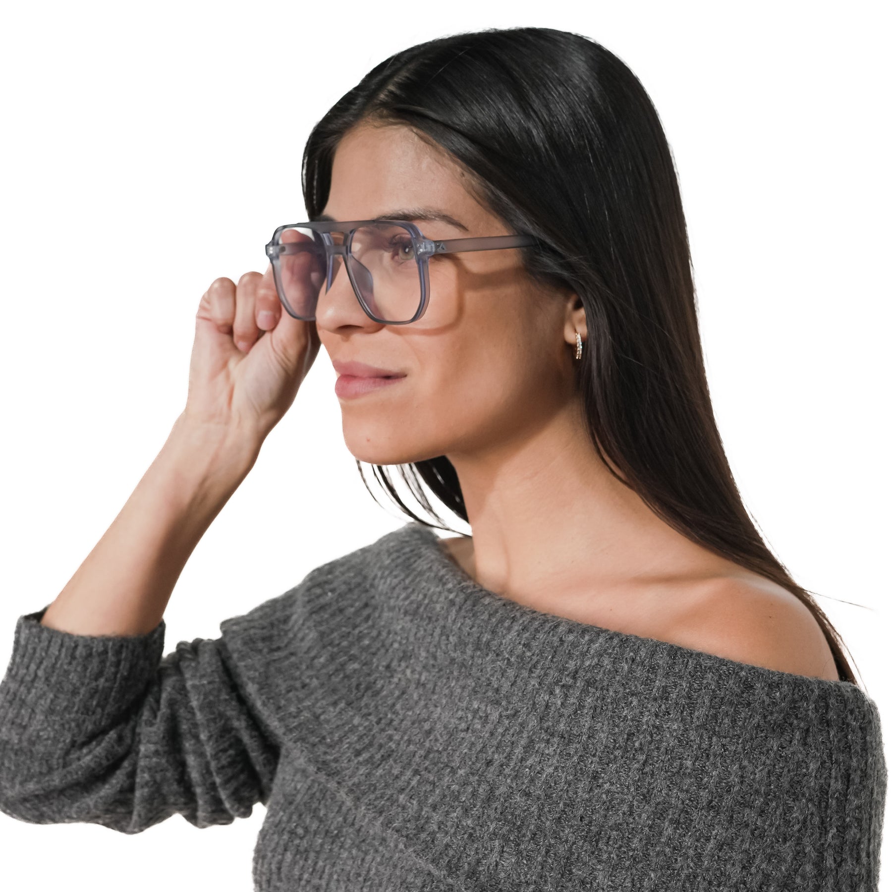 Lente óptico gris transparente Apolo