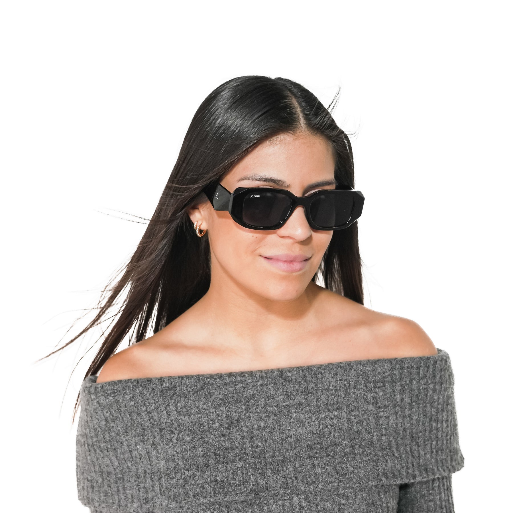 Lente de sol Bombay negro / Negro UV400 X FIRE