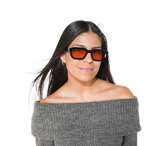 OASIS BLACK | ORANGE MIRROR