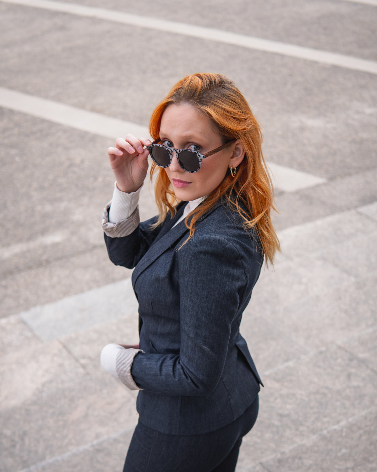 Lente de sol Animal Print Kenia / Rojo UV400 X FIRE