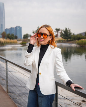 Lente de sol Cassi Negro Amarillo / Negro UV400 X FIRE