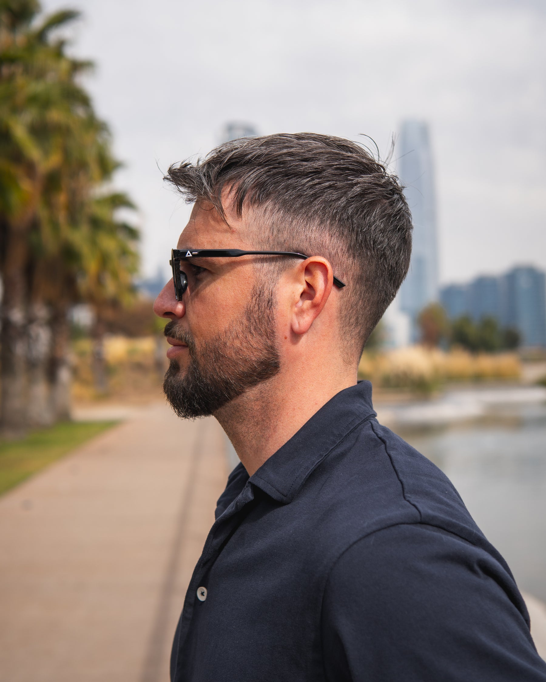 Lente de sol Negro Greco Plus / Negro UV400 X FIRE