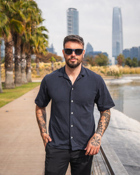 Lente de sol Maradi Azul / Negro UV400 X FIRE