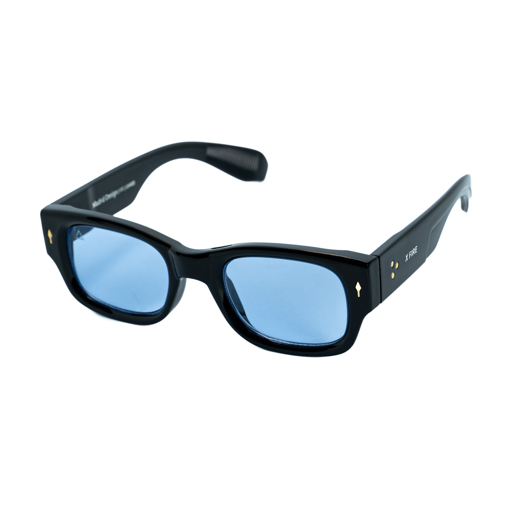 Lente de sol Negro Foggo / Azul UV400 X FIRE