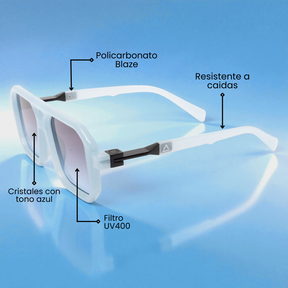 Lente de sol Bali 2.0 azul / Azul UV400 X FIRE
