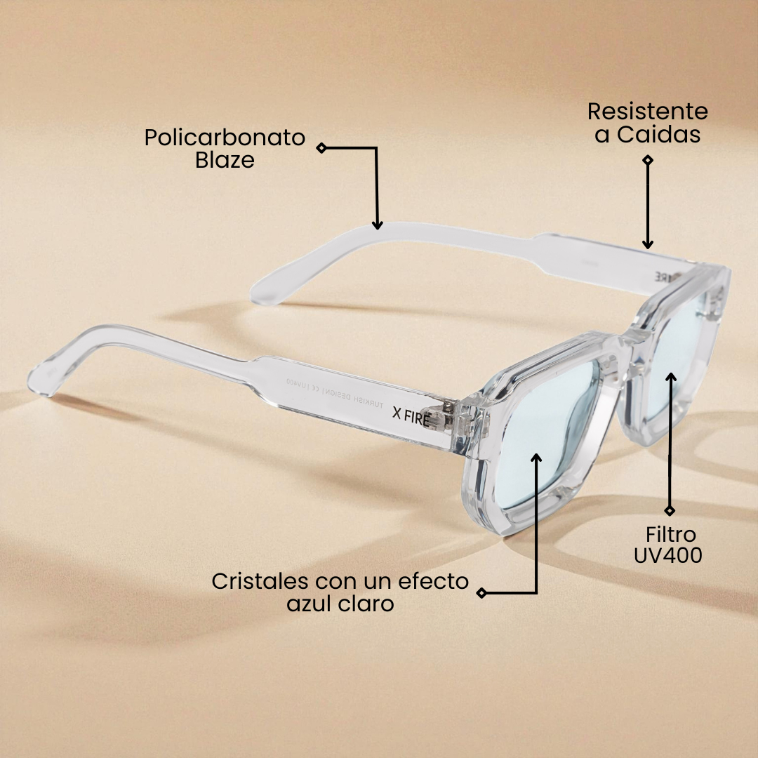 OASIS TRANSPARENT | LIGHT BLUE MIRROR