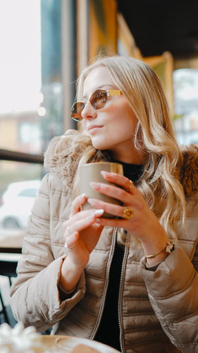 Lente de sol Dorado Irala / Verde UV400 X FIRE