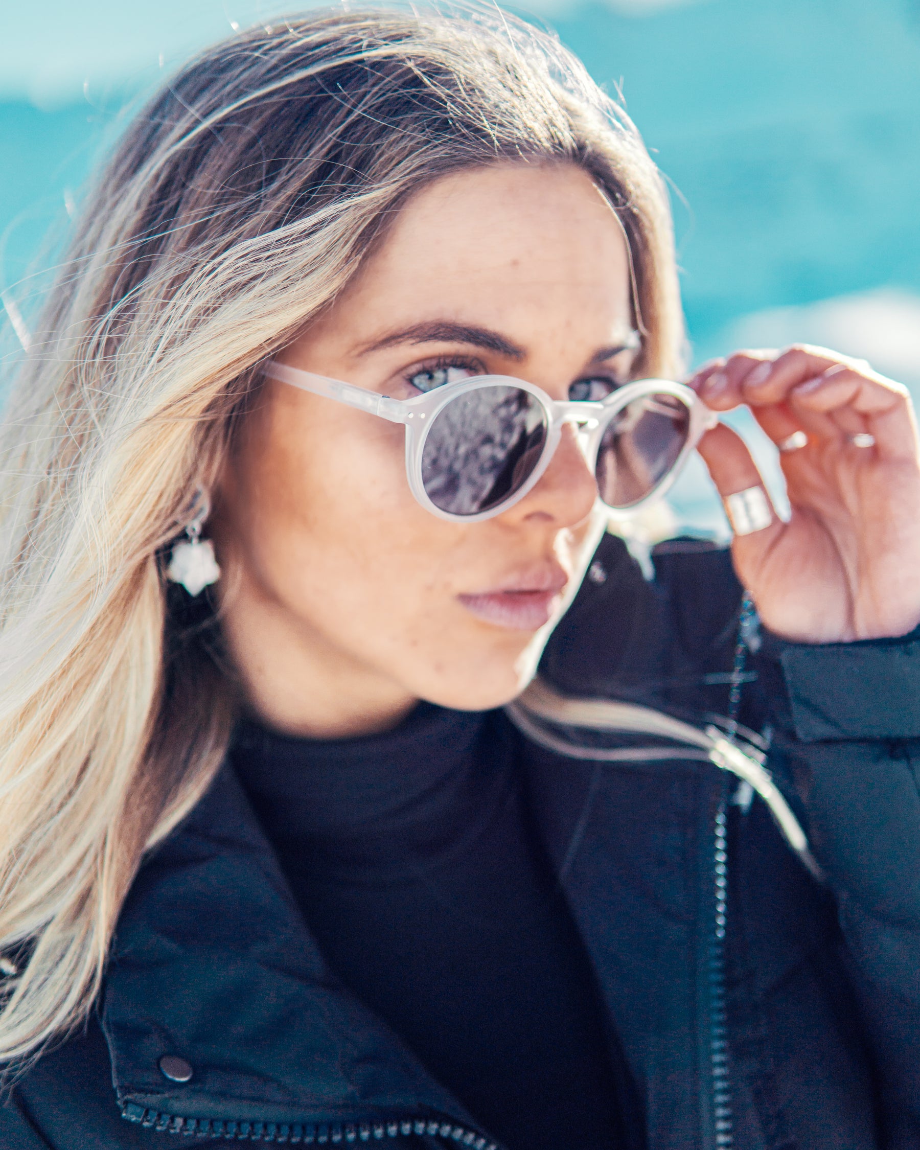 NIZA ANIMAL PRINT | BLACK MIRROR