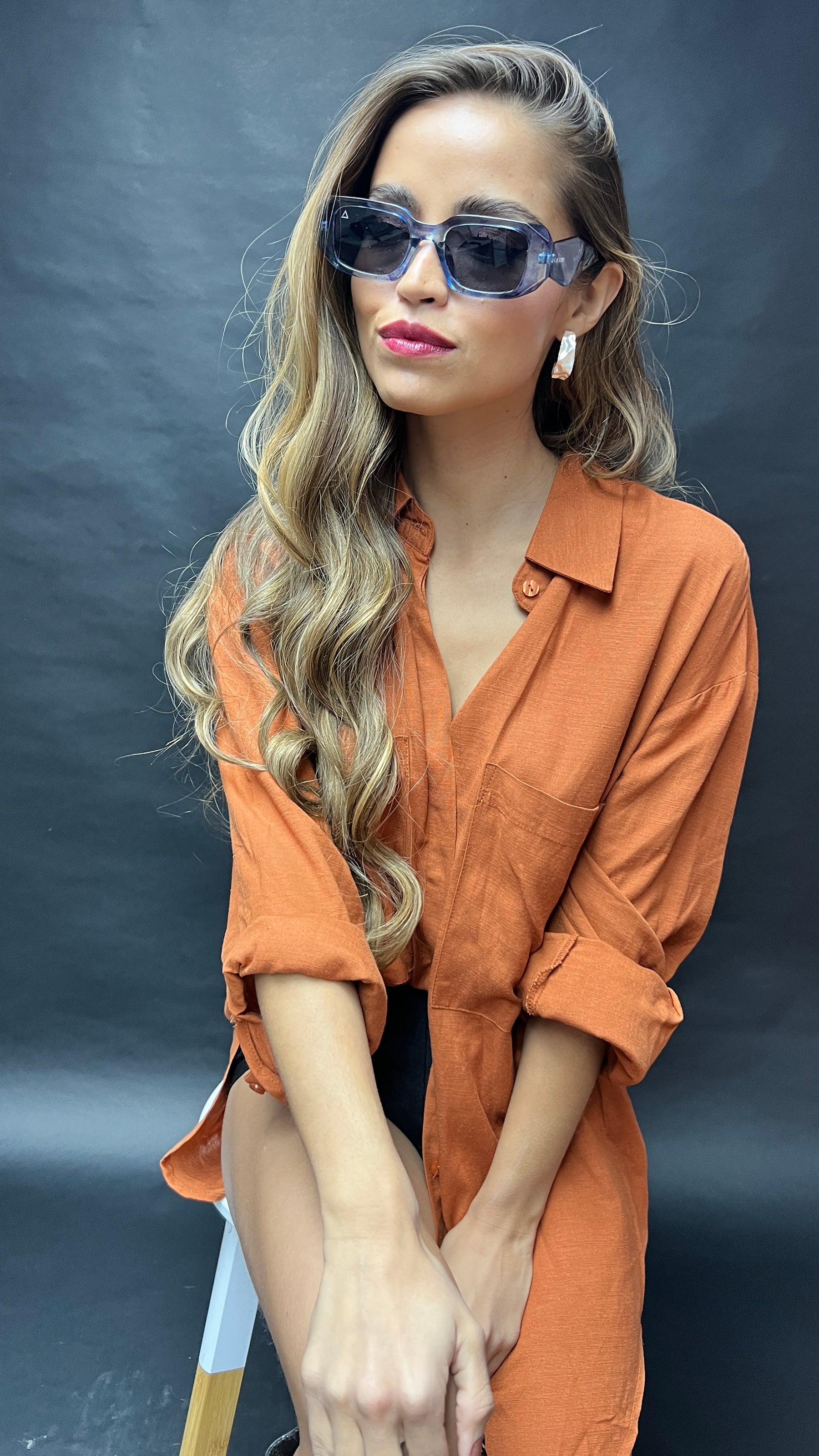 Lente de sol Bombay Rosado / Rosado UV400 X FIRE