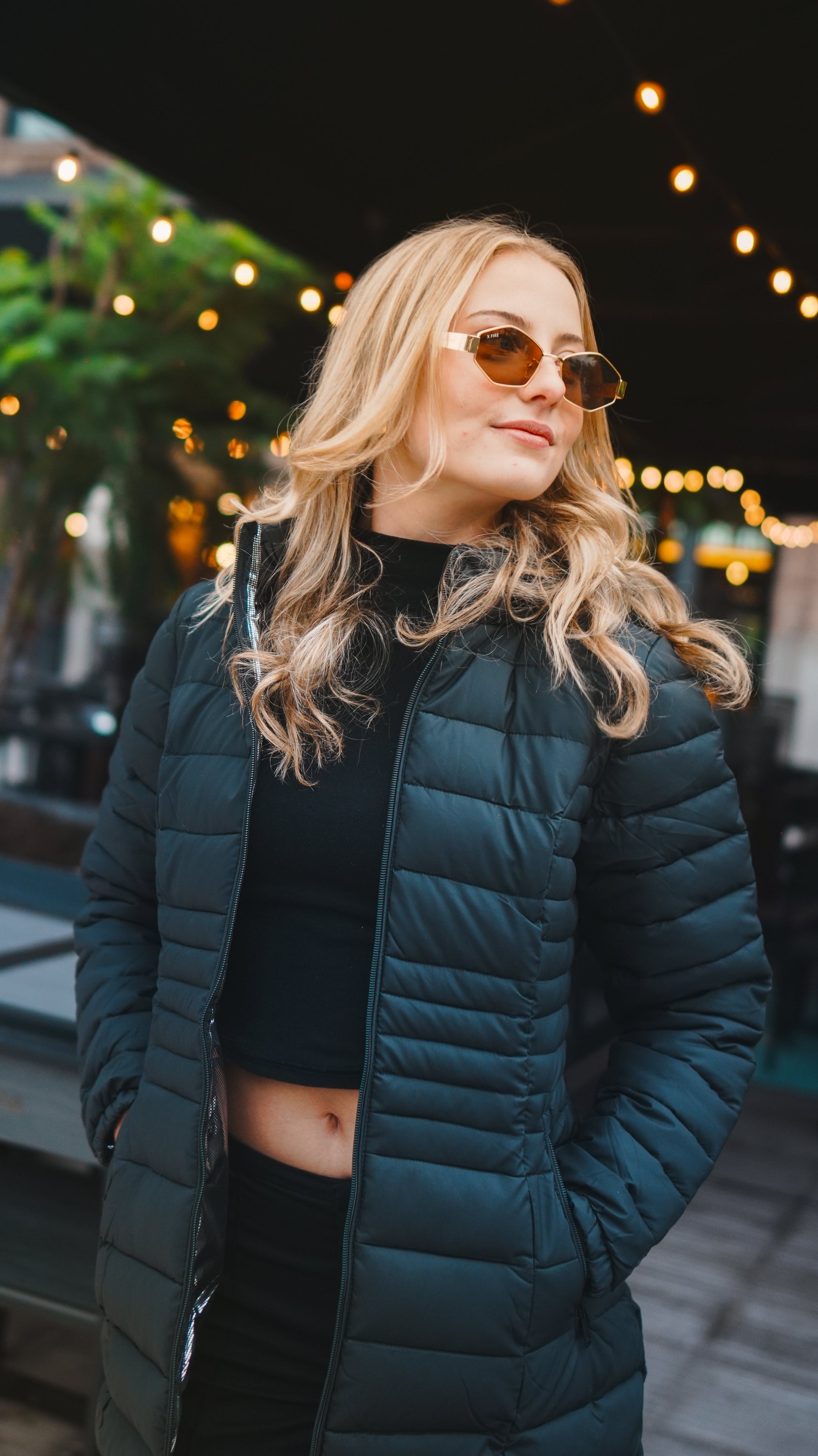 Lente de sol Dorado Irala / Verde UV400 X FIRE