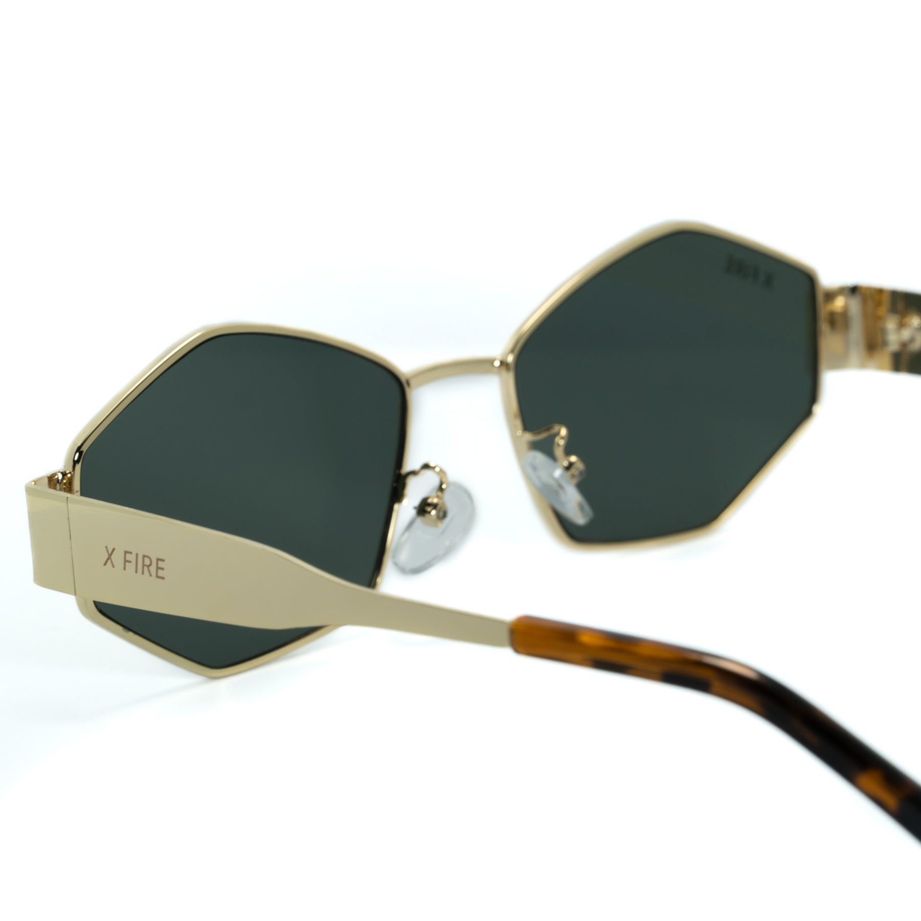 Lente de sol Dorado Irala / Verde UV400 X FIRE