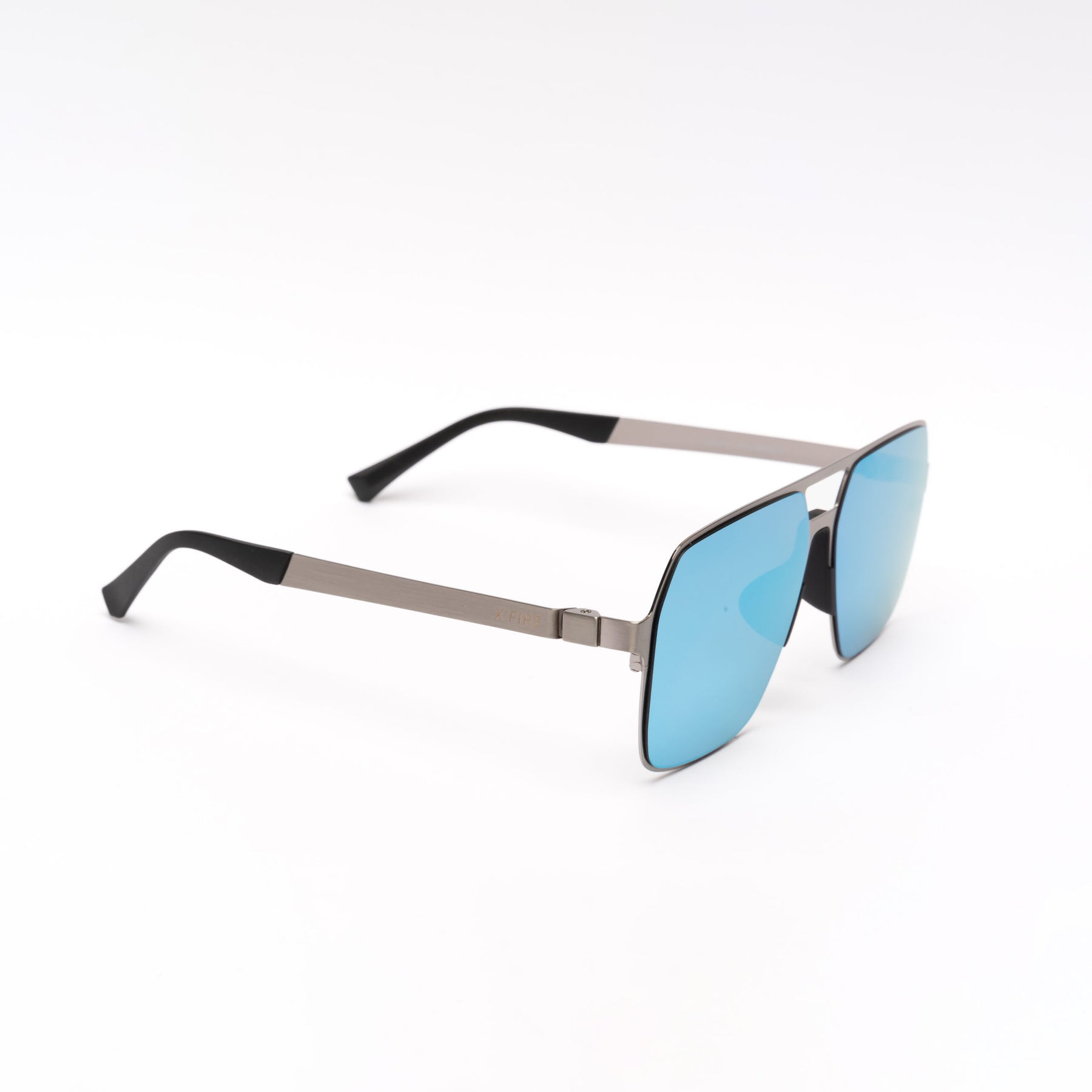 Lente de sol Plateado Lanka / Azul UV400 X FIRE