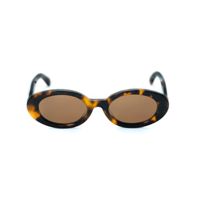 Lente de sol Mainz Animal Print / Café UV400 X FIRE BROWN MIRROR