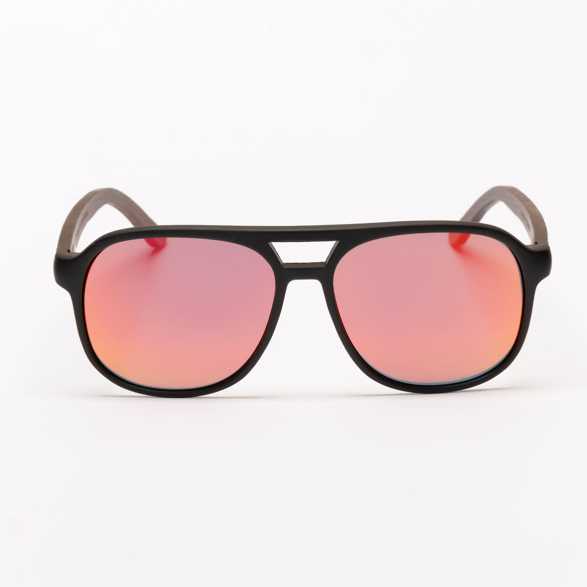 Lente de sol Negro Milani / Rojo UV400 X FIRE