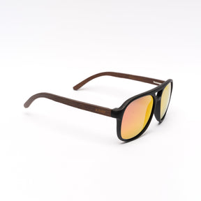 Lente de sol Negro Milani / Rojo UV400 X FIRE