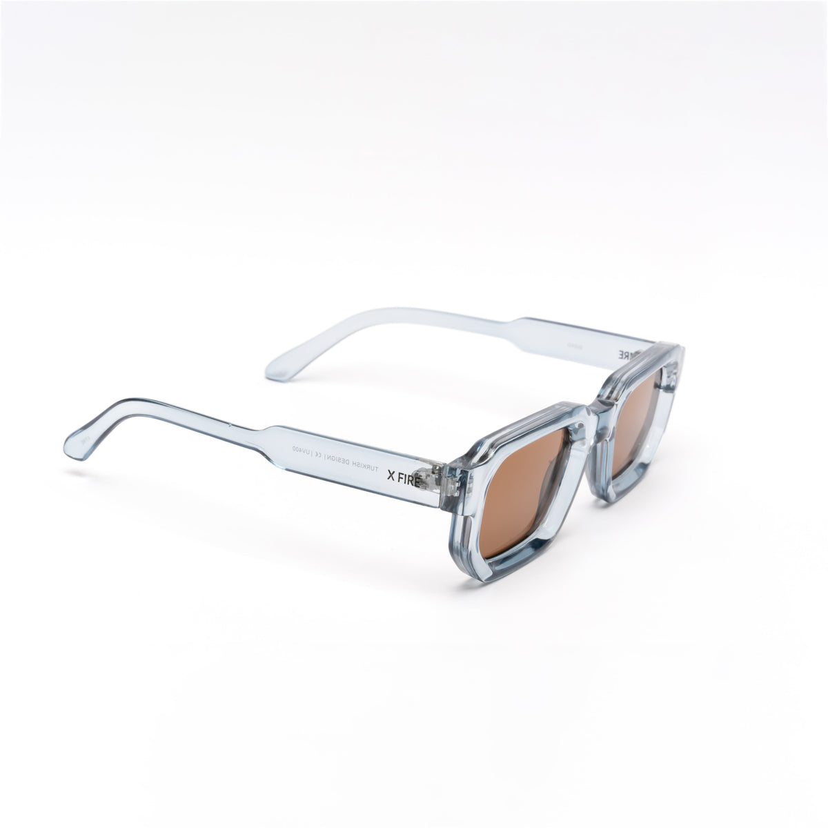 Lente de sol Transparente azul Oasis / Café UV400 X FIRE