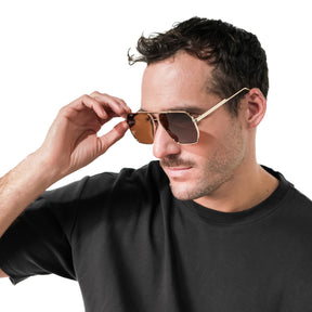 VOGEL GOLD | BROWN MIRROR