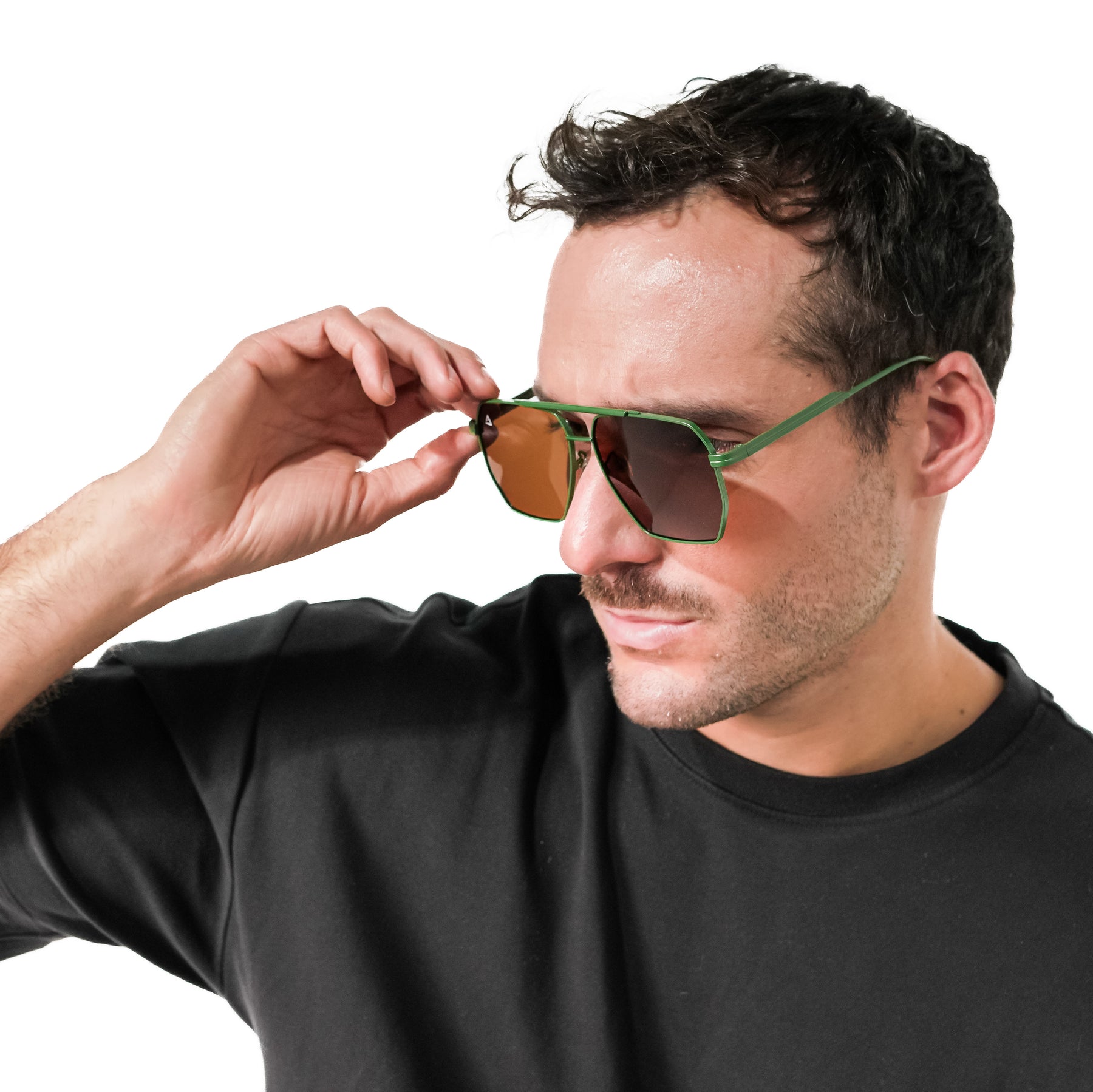 VOGEL GREEN | BROWN MIRROR