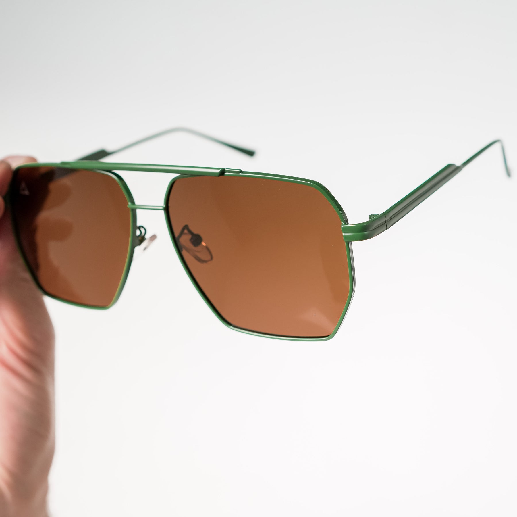 VOGEL GREEN | BROWN MIRROR