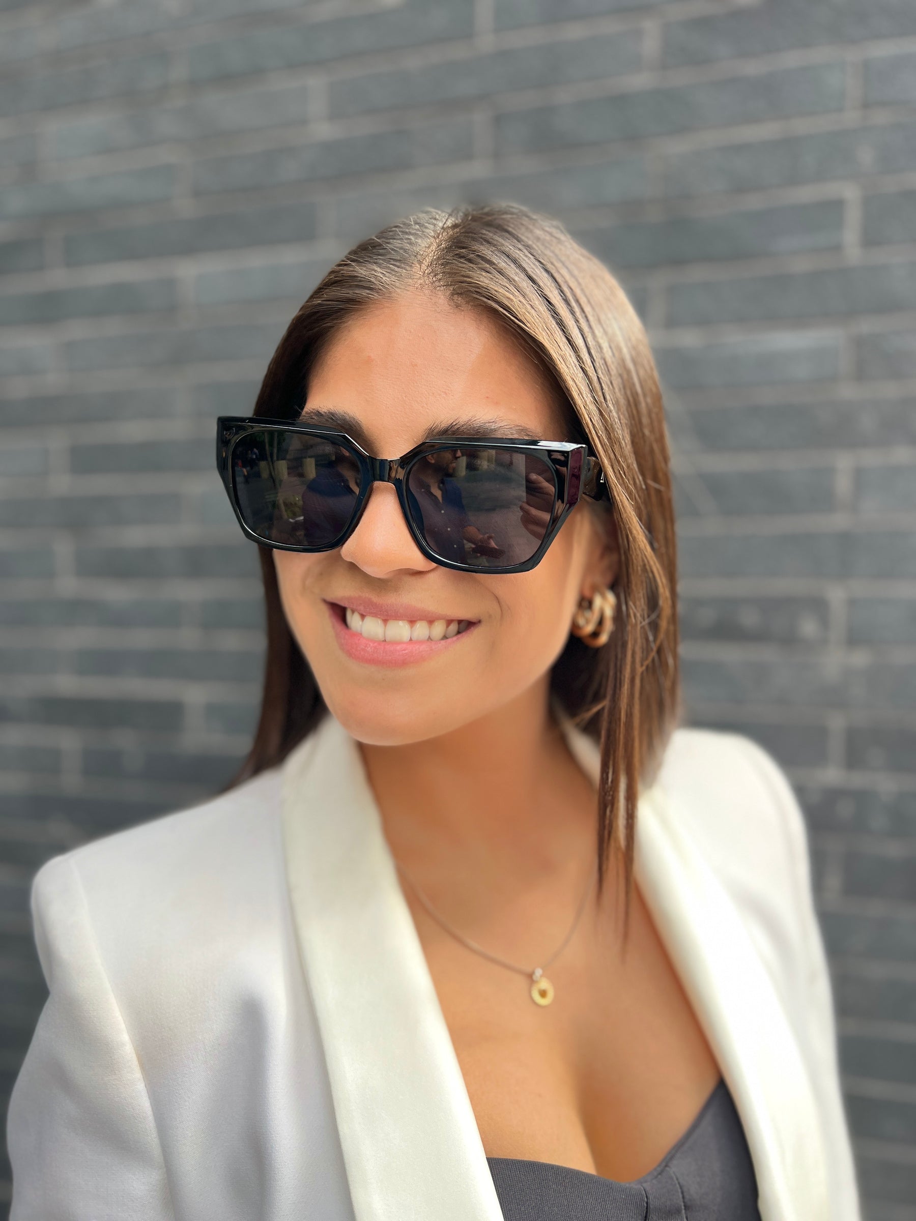 Lente de sol Negro Alessa | Lente negro