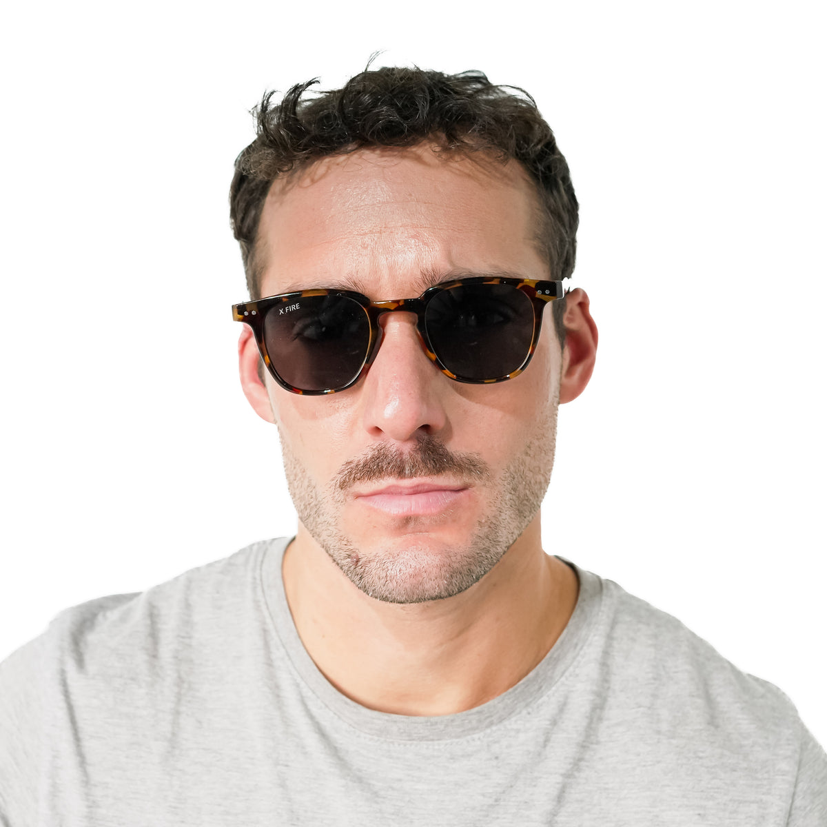 Lente de sol Animal Print Greco Plus / Negro UV400 X FIRE