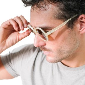 Lente de sol Amarillo Hakim / Café UV400 X FIRE