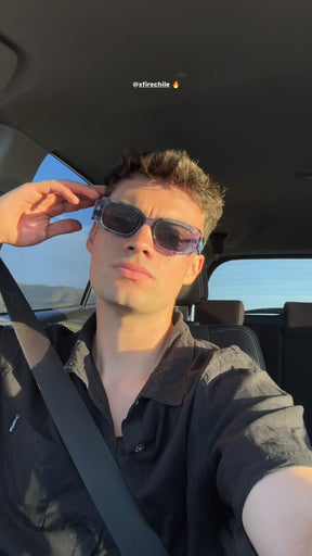 Lente de sol Bombay azul / Negro UV400 X FIRE