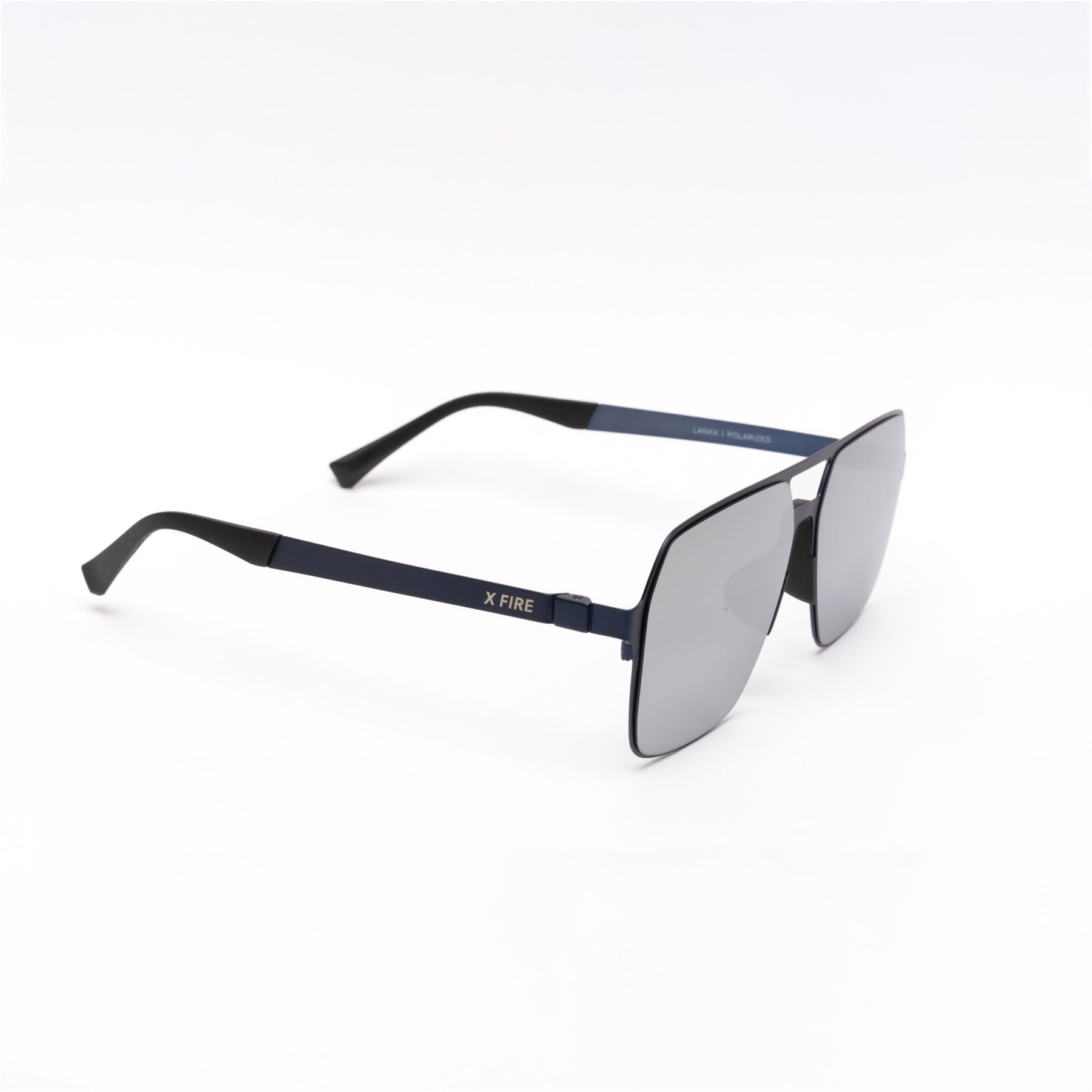Lente de sol Azul Lanka / Plateado UV400 X FIRE