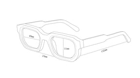 OASIS BLACK | ORANGE MIRROR