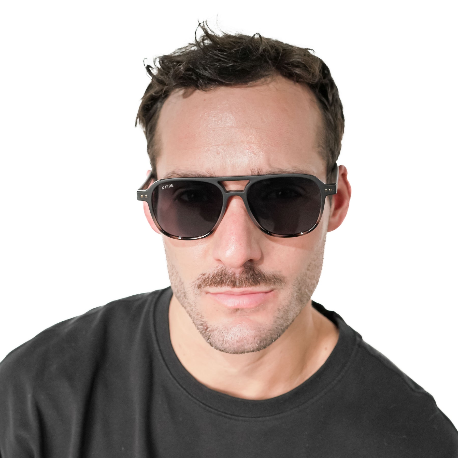 Lente de sol Manzini BlackPrint / Negro UV400 X FIRE