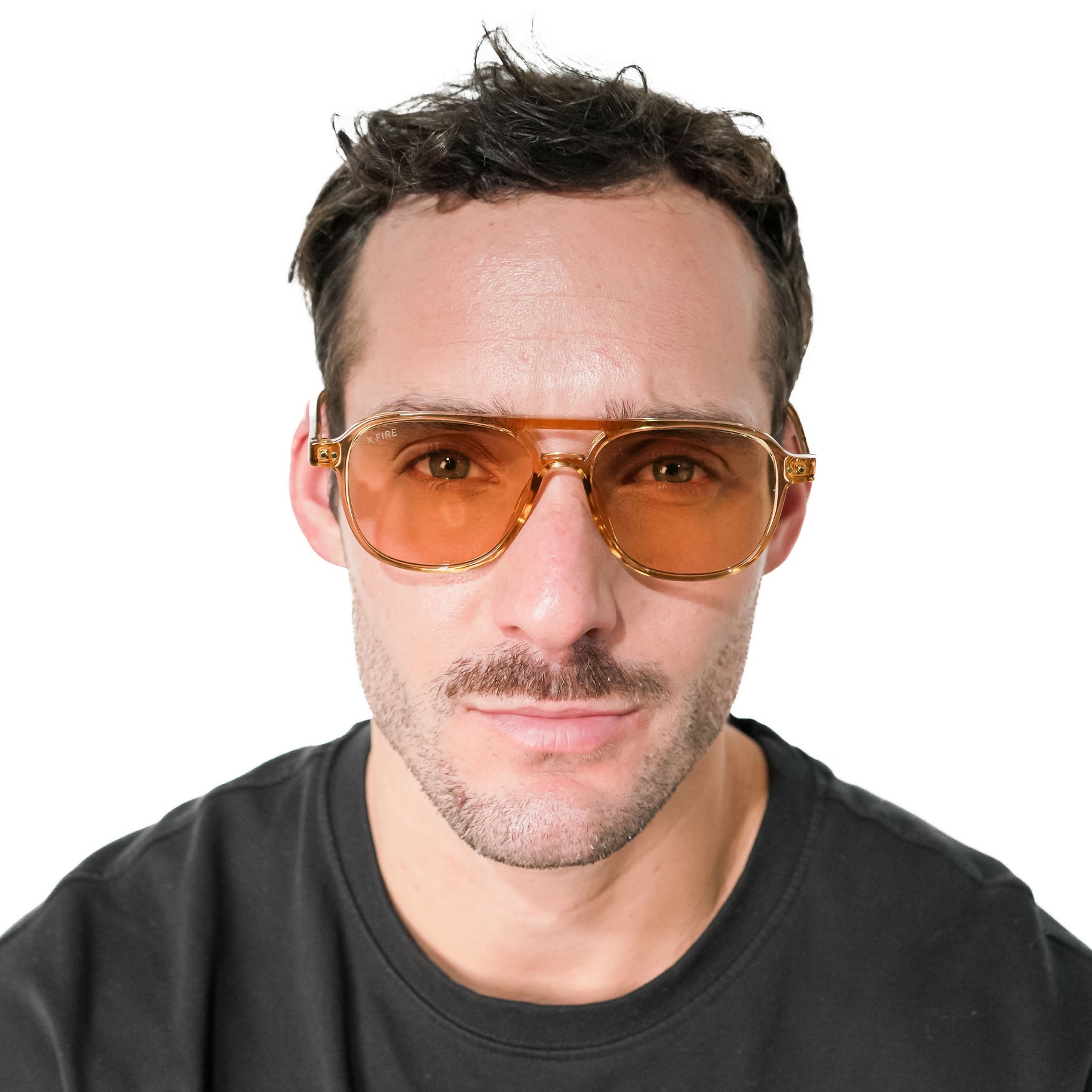 Lente de sol Manzini Transparente / Café UV400 X FIRE