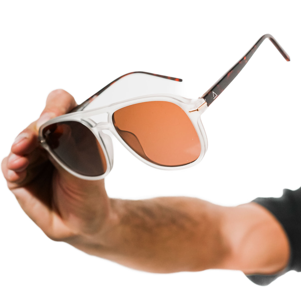 Lente de sol Manzini Transparente / Café UV400 X FIRE