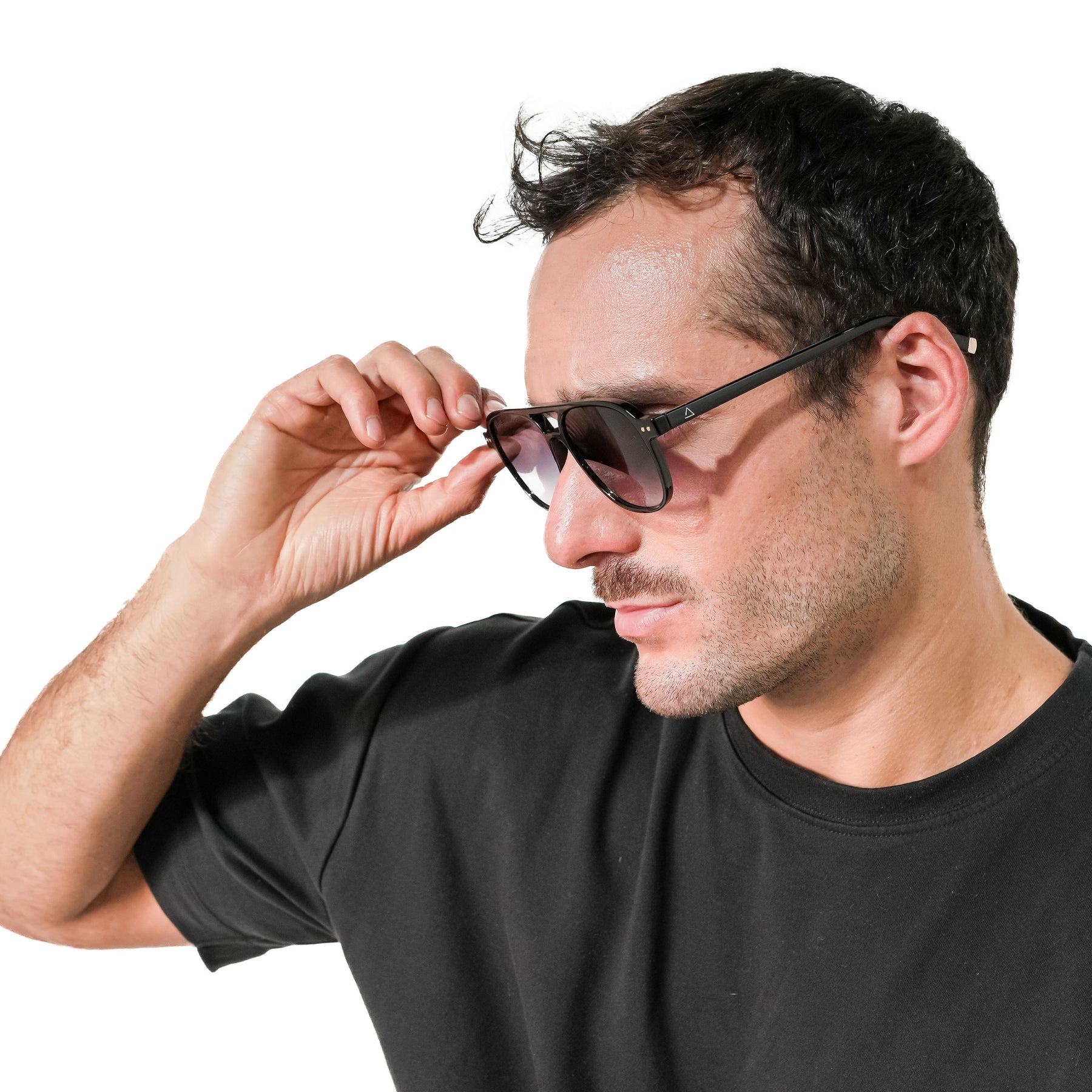 Lente de sol Manzini Negro / Negro UV400 X FIRE