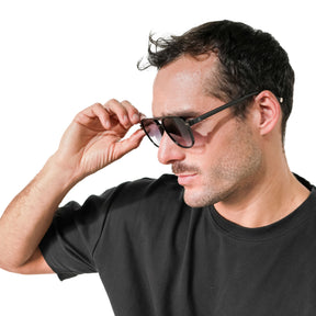 Lente de sol Manzini Negro / Negro UV400 X FIRE