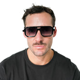 Lente de sol Blanco-Negro Bali 2.0 / Negro UV400 X FIRE