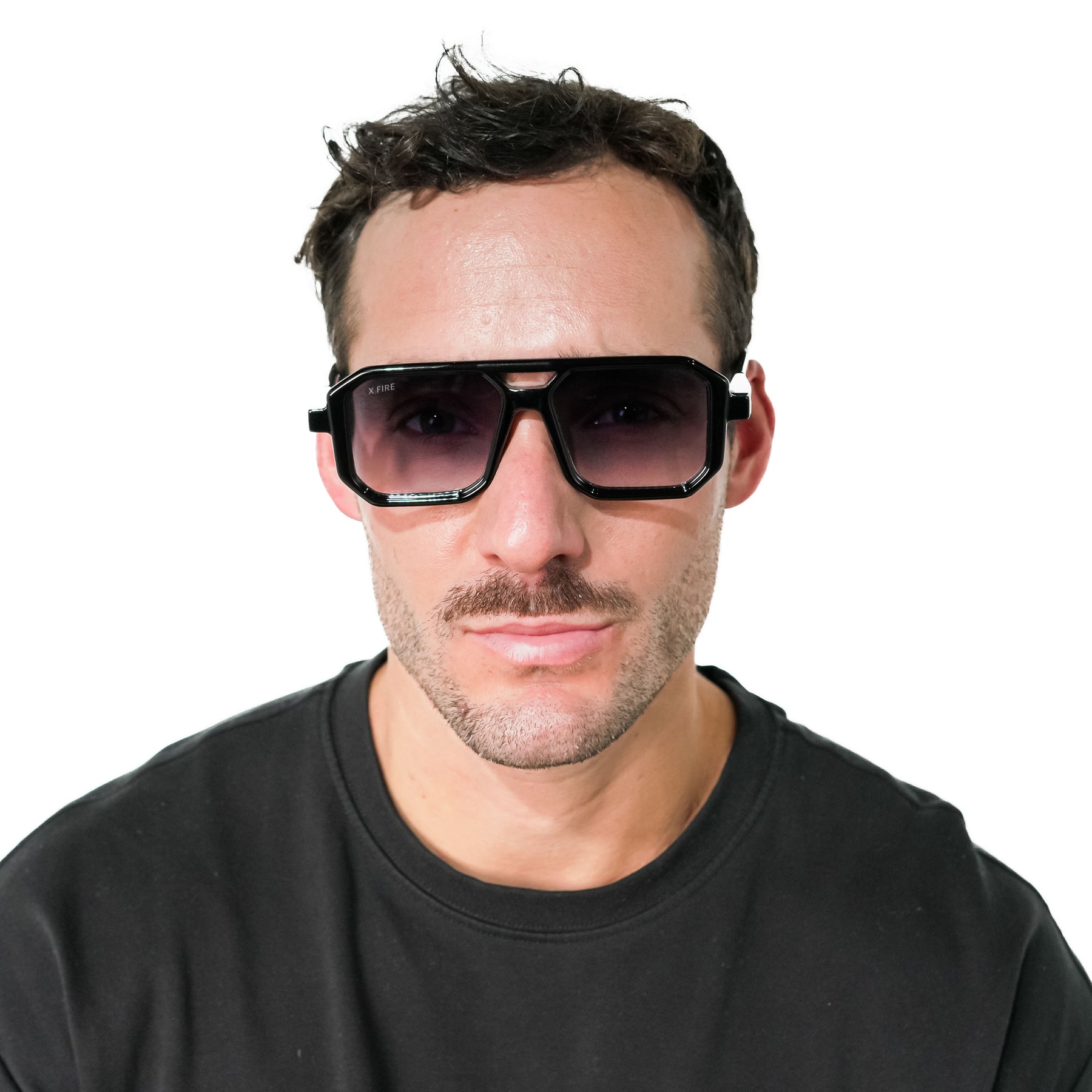 Lente de sol Blanco-Negro Bali 2.0 / Negro UV400 X FIRE