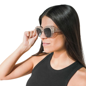 Lente de sol Beige Idalia / Negro UV400 X FIRE