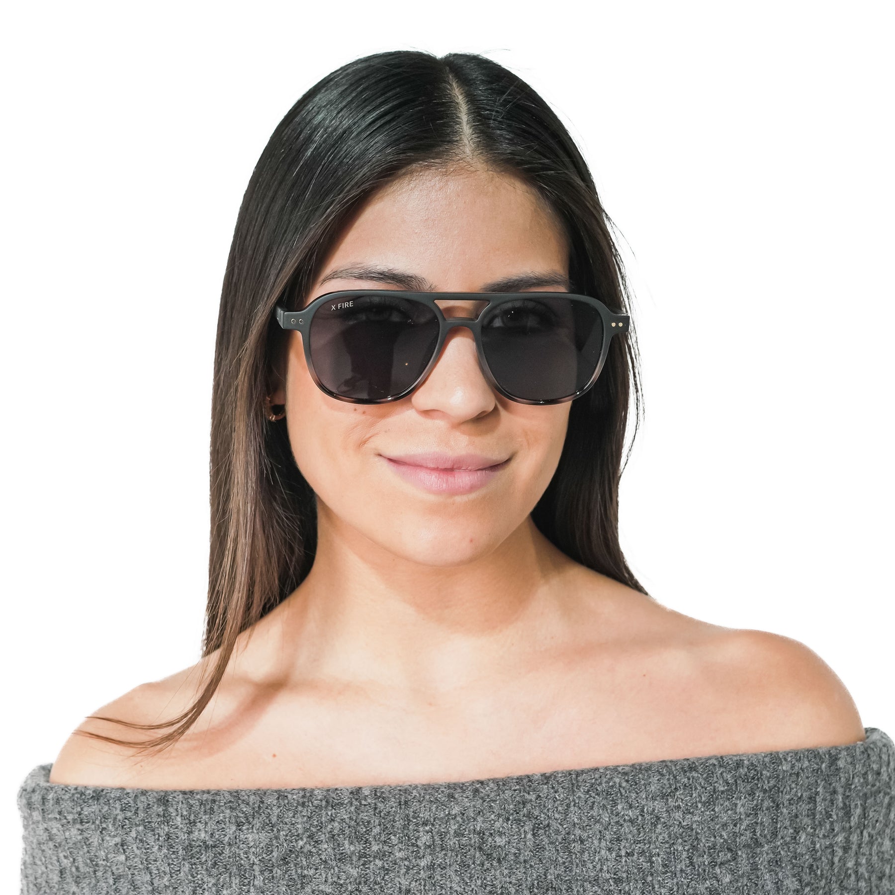 Lente de sol Manzini BlackPrint / Negro UV400 X FIRE