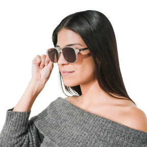 Lente de sol Manzini Transparente / Café UV400 X FIRE